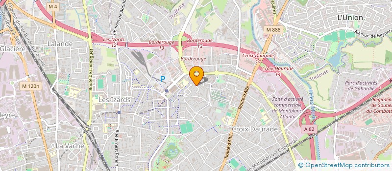 localisation de l'entreprise SCI JACATIB à TOULOUSE