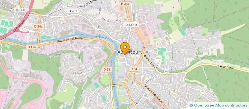 localisation de l'entreprise SCI JACCACHOURY  AUDINCOURT