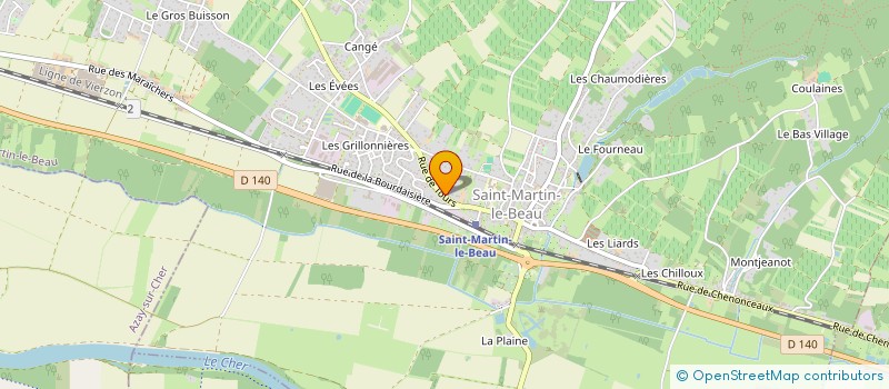 localisation de l'entreprise SCI JACCALF  SAINT-MARTIN-LE-BEAU