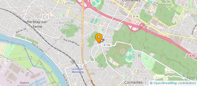 localisation de l'entreprise SCI JACCAR à MONTIGNY-LES-CORMEILLES