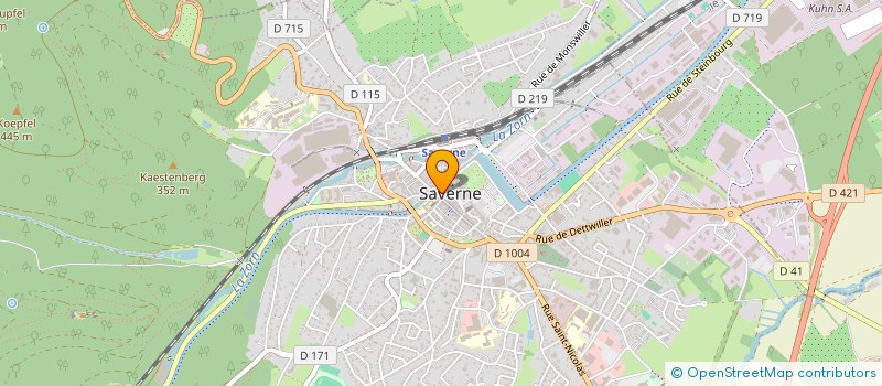 localisation de l'entreprise SCI JACCAR  SAVERNE