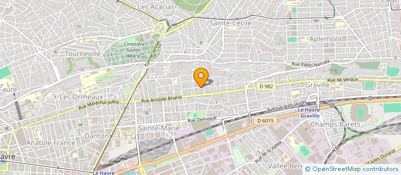 localisation de l'entreprise SCI JACCAS à LE HAVRE