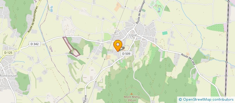 localisation de l'entreprise SCI JACD  UPIE