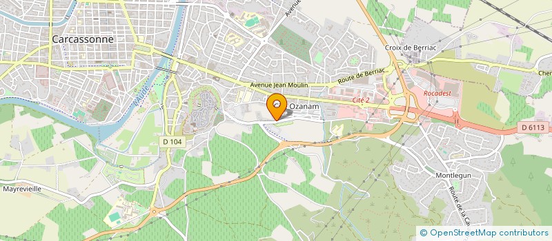 localisation de l'entreprise SCI JACDO à CARCASSONNE