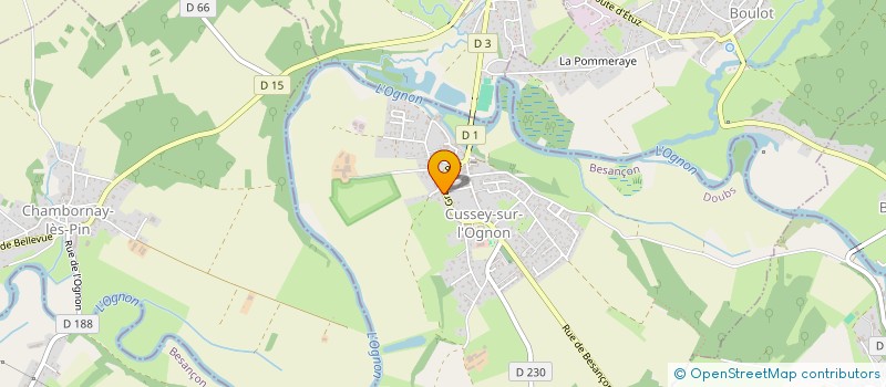 localisation de l'entreprise SCI JACE  TALLENAY