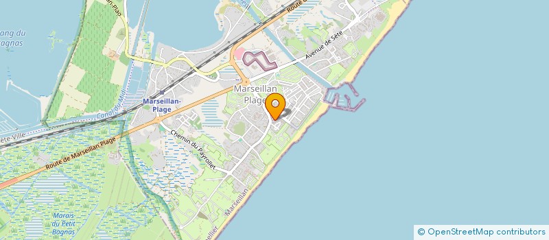 localisation de l'entreprise SCI JACEDA à MARSEILLAN