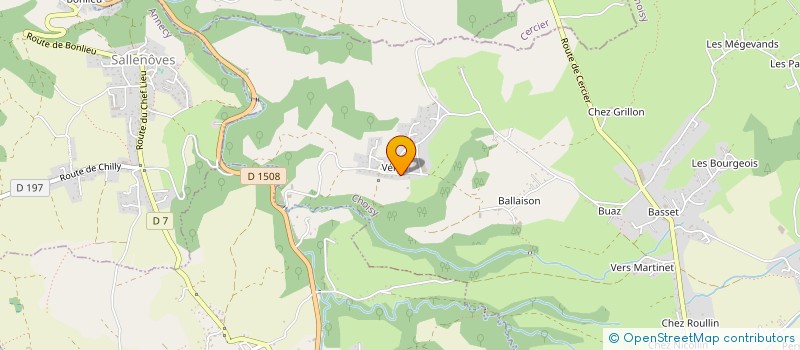 localisation de l'entreprise SCI JACET  CHOISY