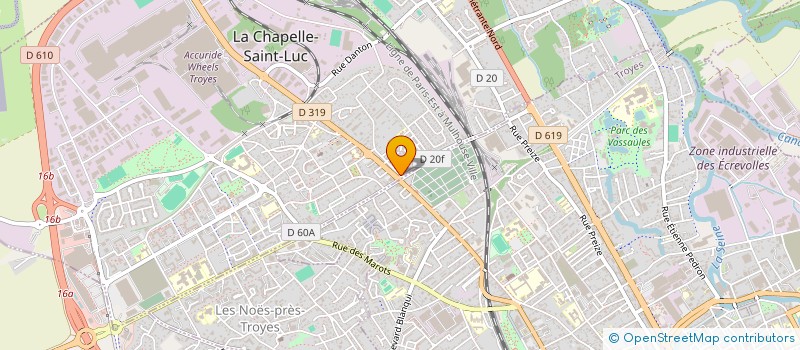 localisation de l'entreprise SCI JACHARIE à LA CHAPELLE-SAINT-LUC
