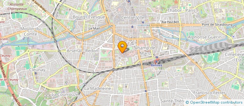 localisation de l'entreprise SCI JACIM  RENNES