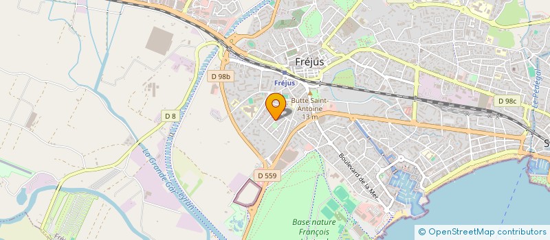 localisation de l'entreprise SCI JACK à FREJUS
