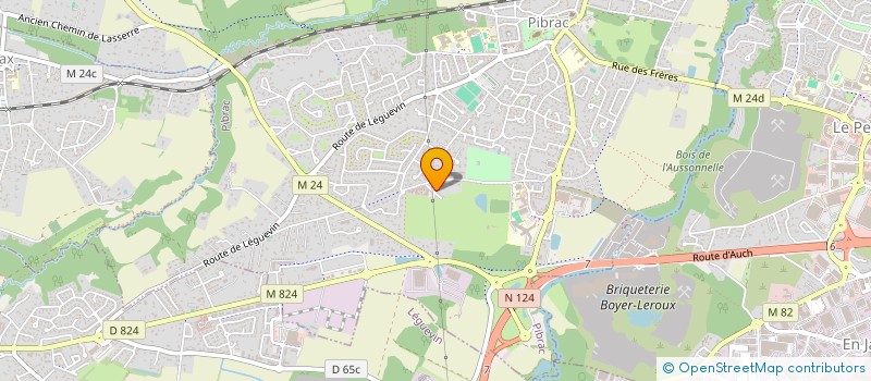 localisation de l'entreprise SCI JACK  PIBRAC