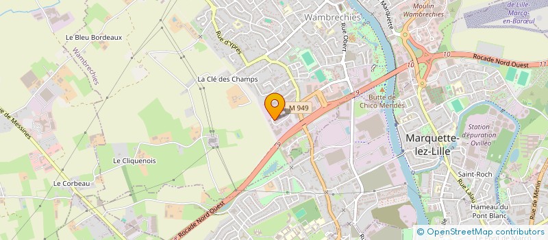 localisation de l'entreprise SCI JACK à LILLE