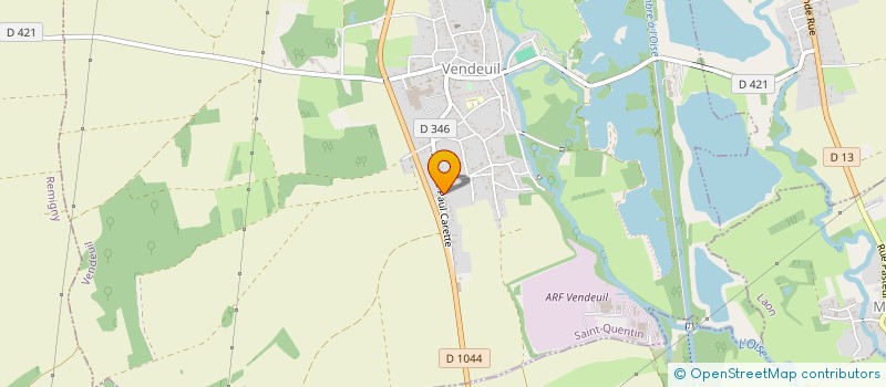 localisation de l'entreprise SCI JACK  VENDEUIL