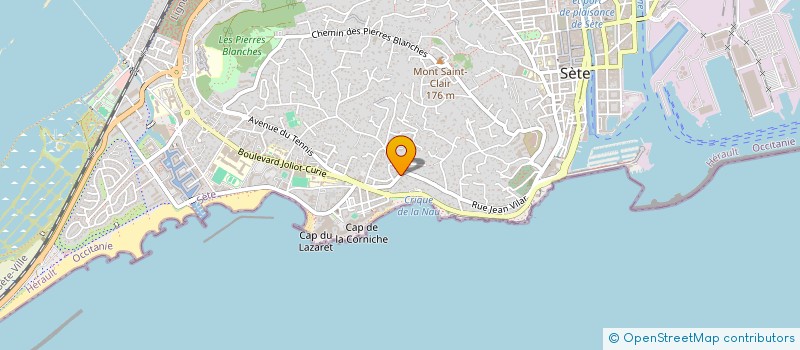 localisation de l'entreprise SCI JACK ANNE  SETE