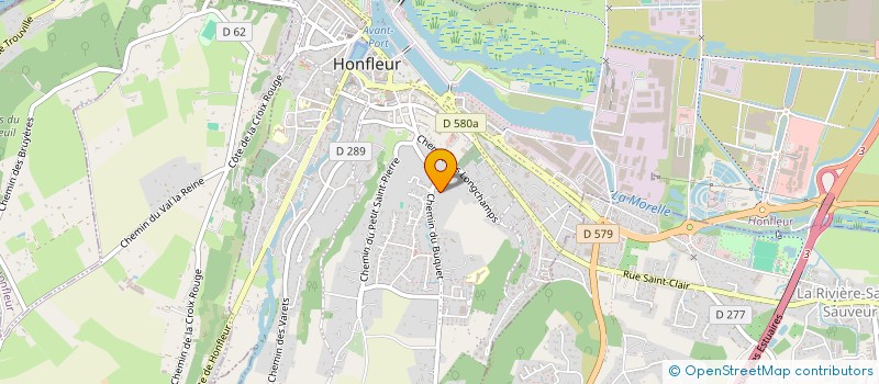 localisation de l'entreprise SCI JACK ET LINE  HONFLEUR