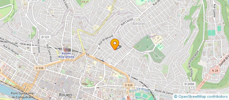 localisation de l'entreprise SCI JACK & SON à ROUEN