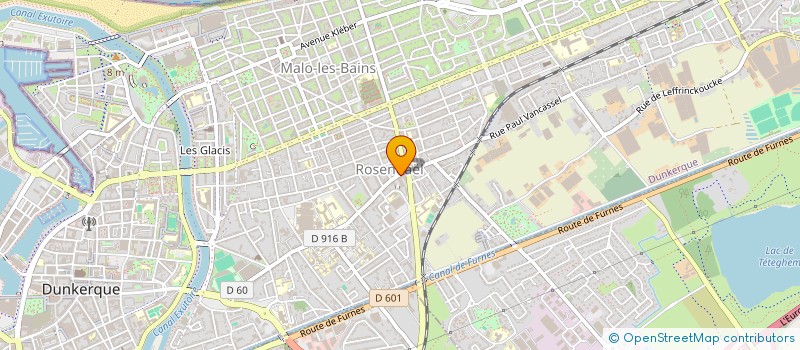 localisation de l'entreprise SCI JACKANNE à DUNKERQUE