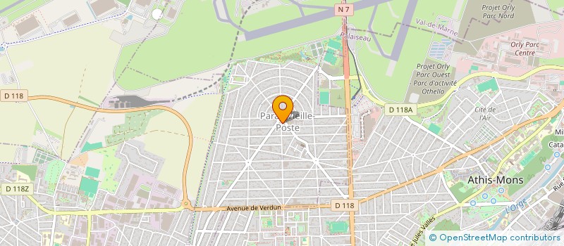 localisation de l'entreprise SCI JACKANY à PARAY-VIEILLE-POSTE