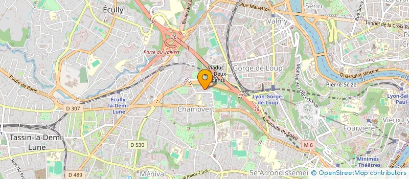 localisation de l'entreprise SCI JACKELIANE  LYON