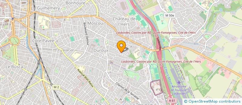 localisation de l'entreprise SCI JACKELIS à TOULOUSE
