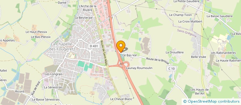 localisation de l'entreprise SCI JACKSON  BETTON