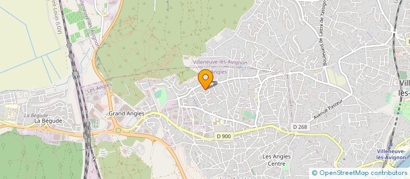 localisation de l'entreprise SCI JACKY  LES ANGLES