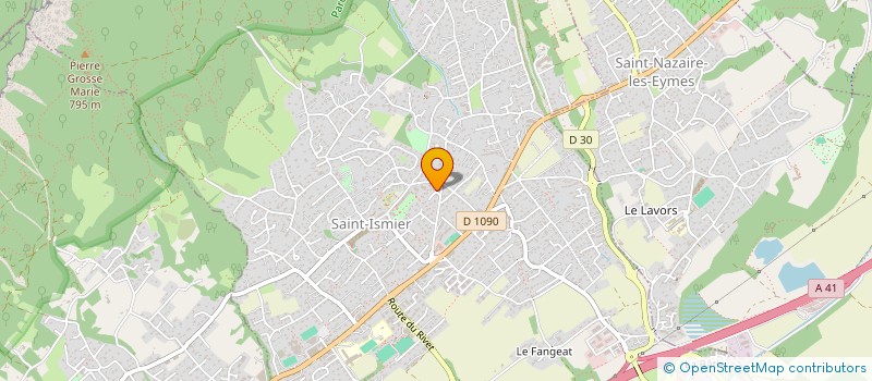 localisation de l'entreprise SCI JACLER à SAINT-ISMIER