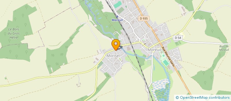 localisation de l'entreprise SCI JACLI  MORISEL