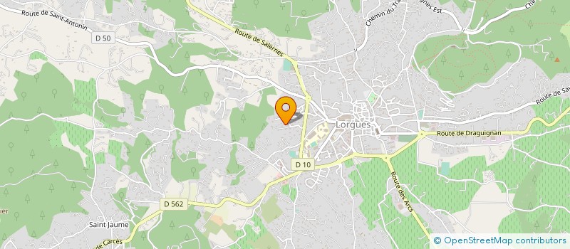 localisation de l'entreprise SCI JACLINE  LORGUES