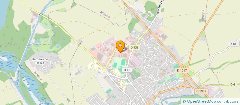localisation de l'entreprise SCI JACM à PERONNE
