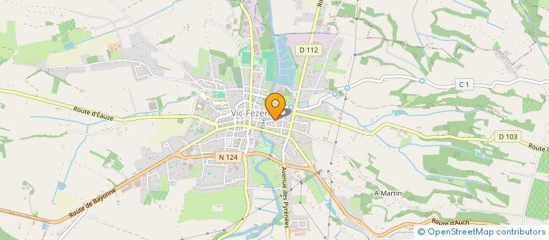 localisation de l'entreprise SCI JACMA à VIC-FEZENSAC
