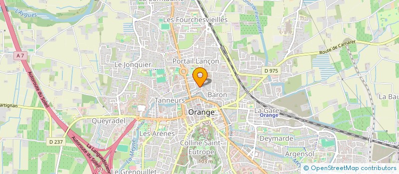 localisation de l'entreprise SCI JACMAR  ORANGE