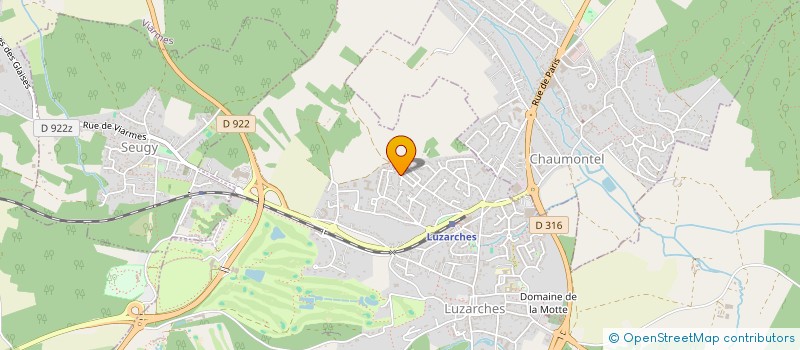 localisation de l'entreprise SCI JACMEL DU 166 MARECHAL JUIN PERIGUEUX à LUZARCHES