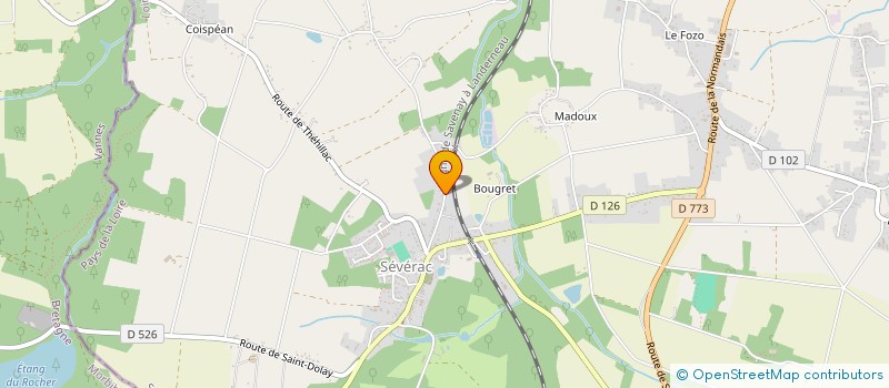 localisation de l'entreprise SCI JACMO  DREFFEAC