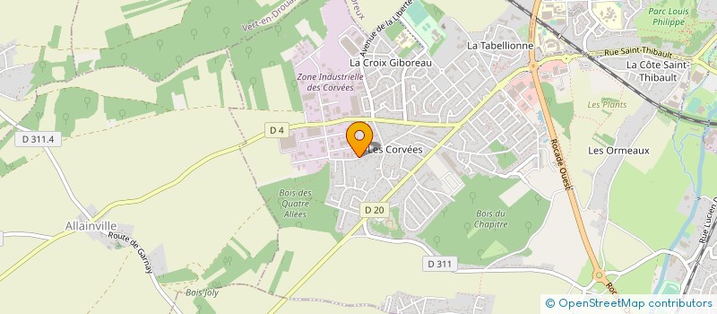 localisation de l'entreprise SCI JACMO à VERNOUILLET