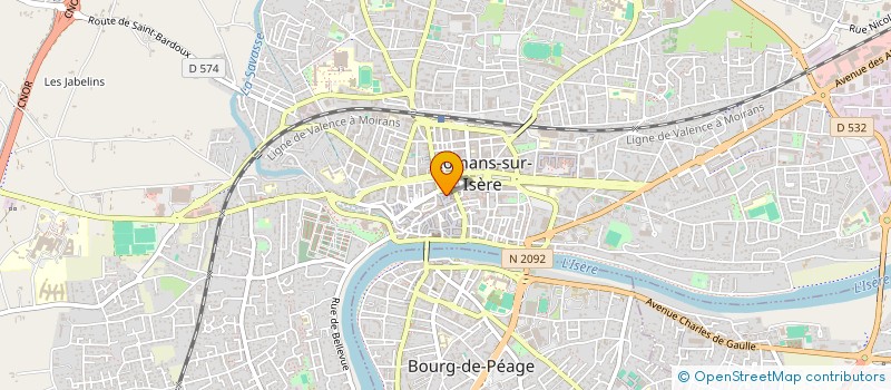 localisation de l'entreprise SCI JACNO  ROMANS-SUR-ISERE