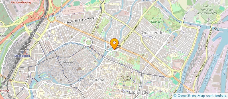 localisation de l'entreprise SCI JACOB 2  STRASBOURG