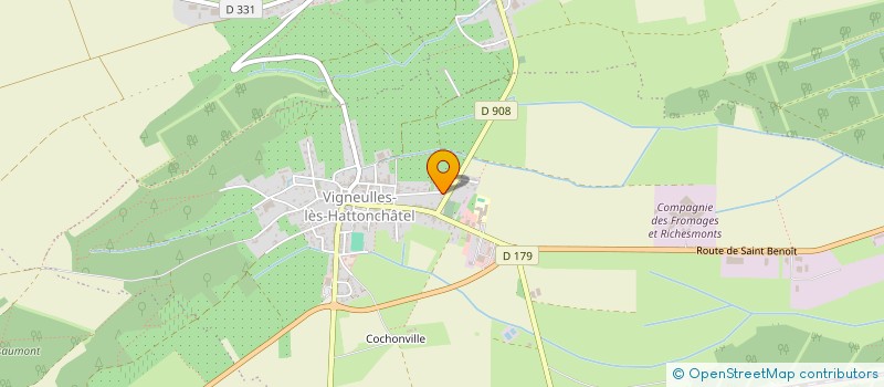 localisation de l'entreprise SCI JACOB à VIGNEULLES-LES-HATTONCHATEL