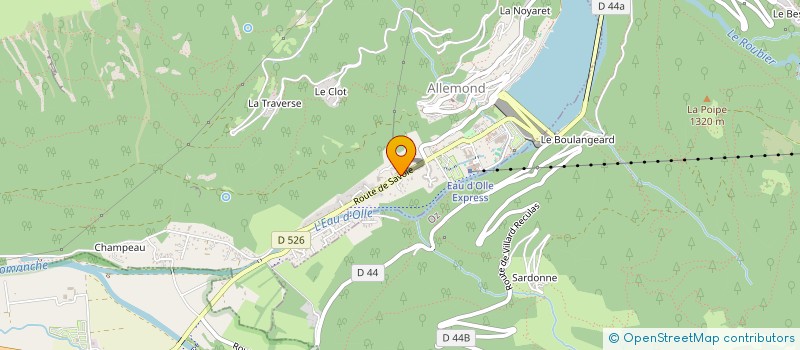 localisation de l'entreprise SCI JACOB ELECTRICITE  ALLEMOND