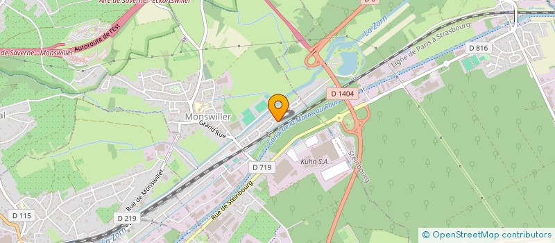 localisation de l'entreprise SCI JACOB KILHOFFER  MONSWILLER