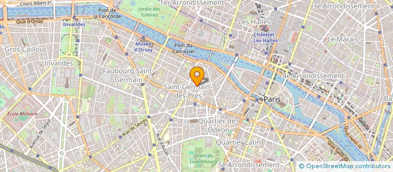 localisation de l'entreprise SCI JACOB SAINT LOUIS  PARIS