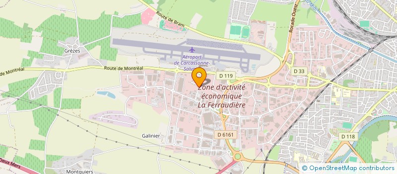 localisation de l'entreprise SCI JACOBINS à CARCASSONNE