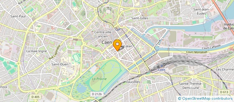 localisation de l'entreprise SCI JACOBINS  CAEN