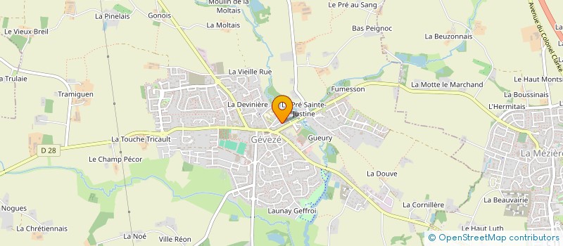 localisation de l'entreprise SCI JACOBS  GEVEZE