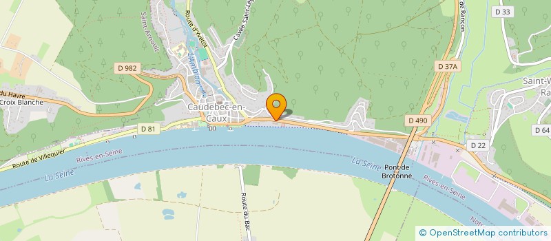 localisation de l'entreprise SCI JACOHENA  RIVES-EN-SEINE