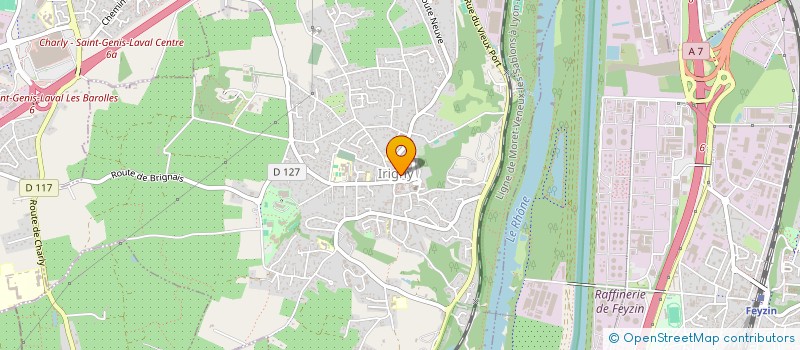 localisation de l'entreprise SCI JACOR  IRIGNY