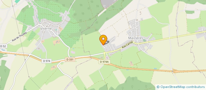 localisation de l'entreprise SCI JACORET à MAIZIERES