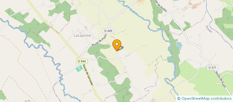 localisation de l'entreprise SCI JACOU  LACAJUNTE