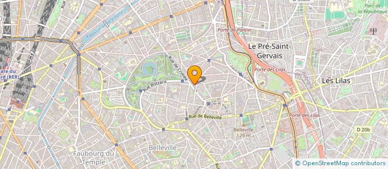 localisation de l'entreprise SCI JACOUMADI  PARIS 19