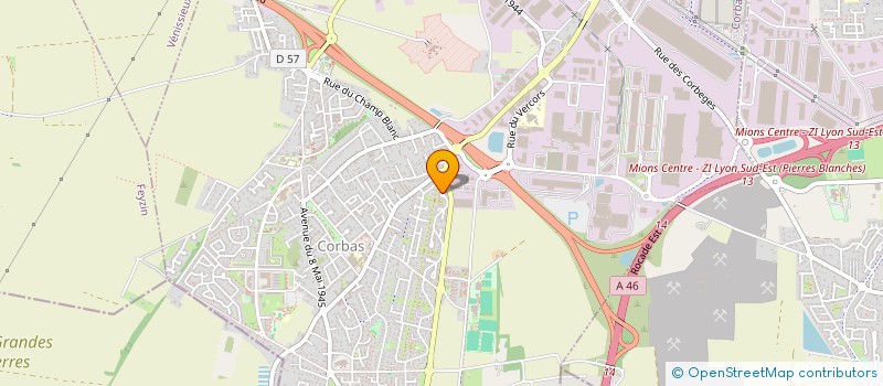 localisation de l'entreprise SCI JACOVEOL à CORBAS